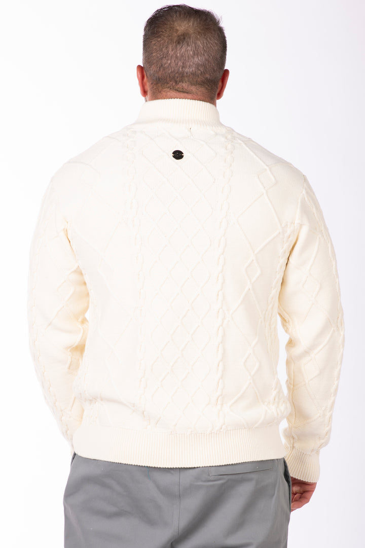 The Fisherman 1/4 Cable Sweater