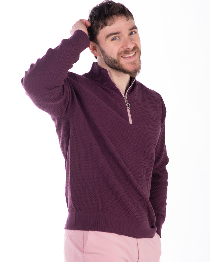 Pointelle Dream Knit™ 1/4 Zip