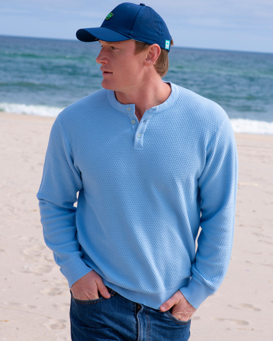 Pointelle Henley Dream Knit™