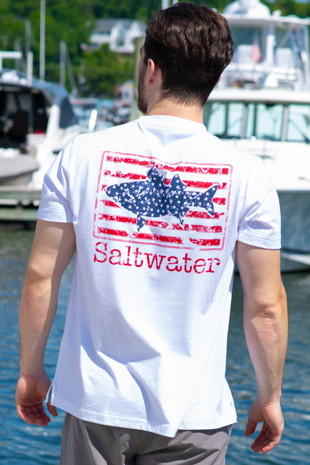 USA Flag Short Sleeve Tee