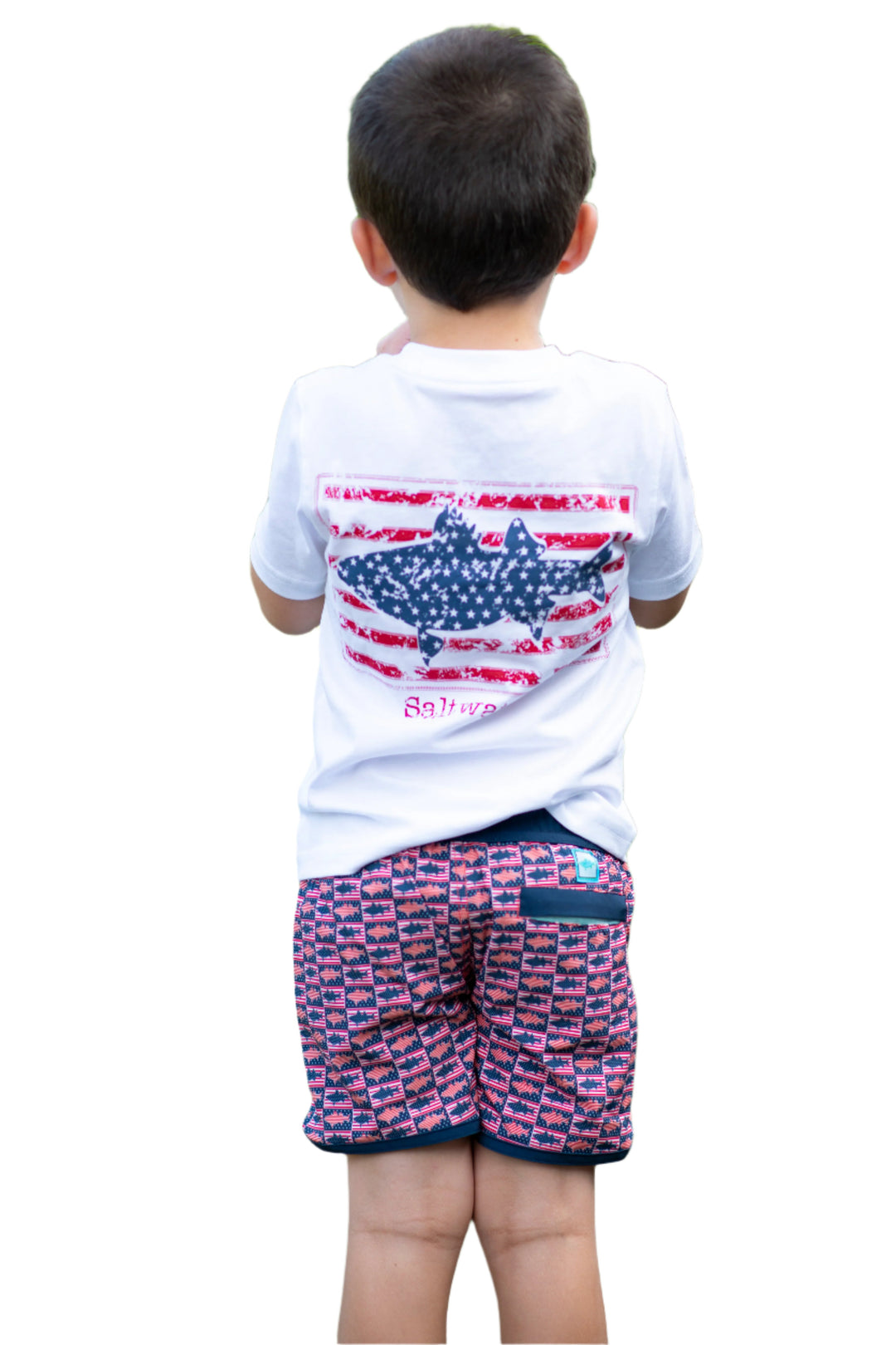 Youth Stars &amp; Stripers JOGO Active Short w/Liner