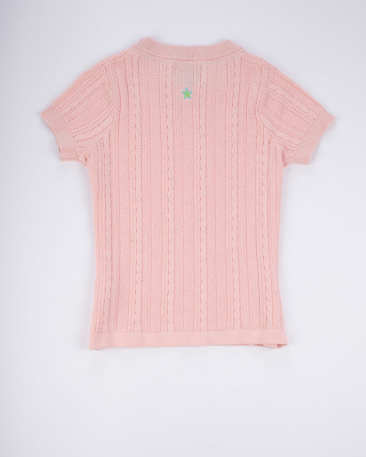 Cable Knit Short Sleeve