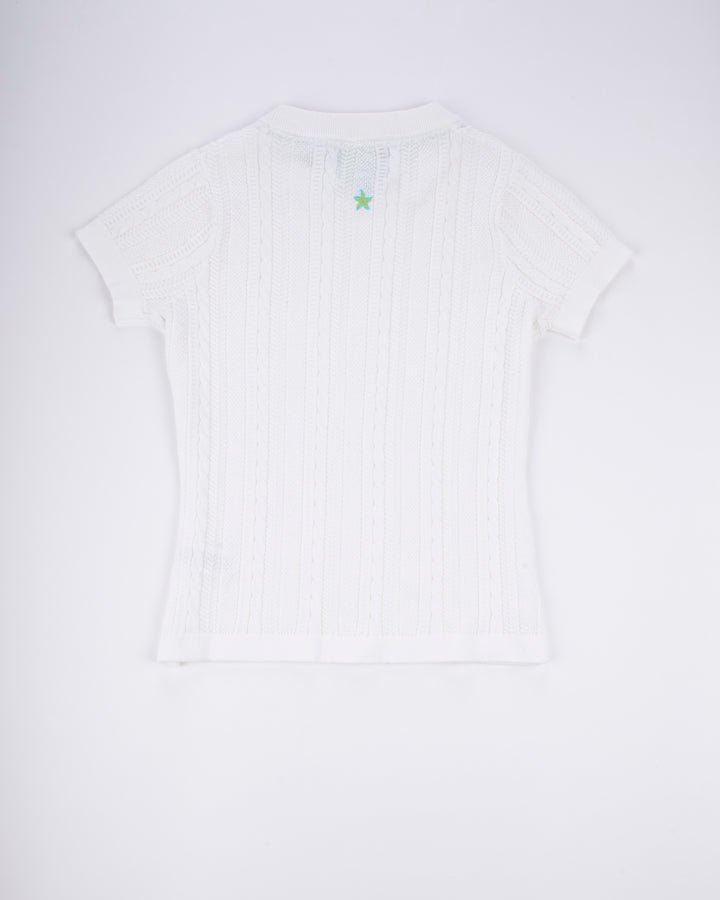 Cable Knit Short Sleeve