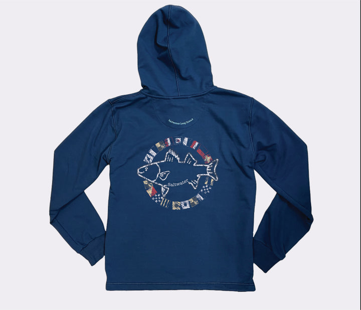 Nautical Flags Henley Hoodie