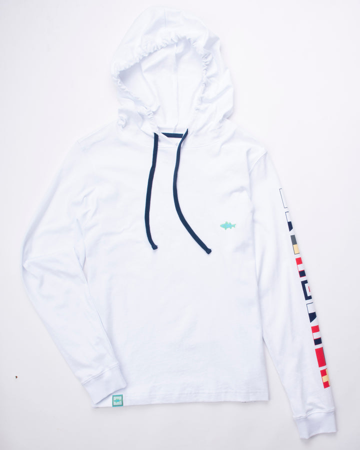 Montauk Nautical Vintage Hoodie Tee