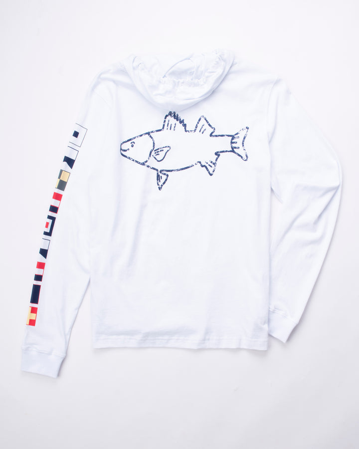 Montauk Nautical Vintage Hoodie Tee