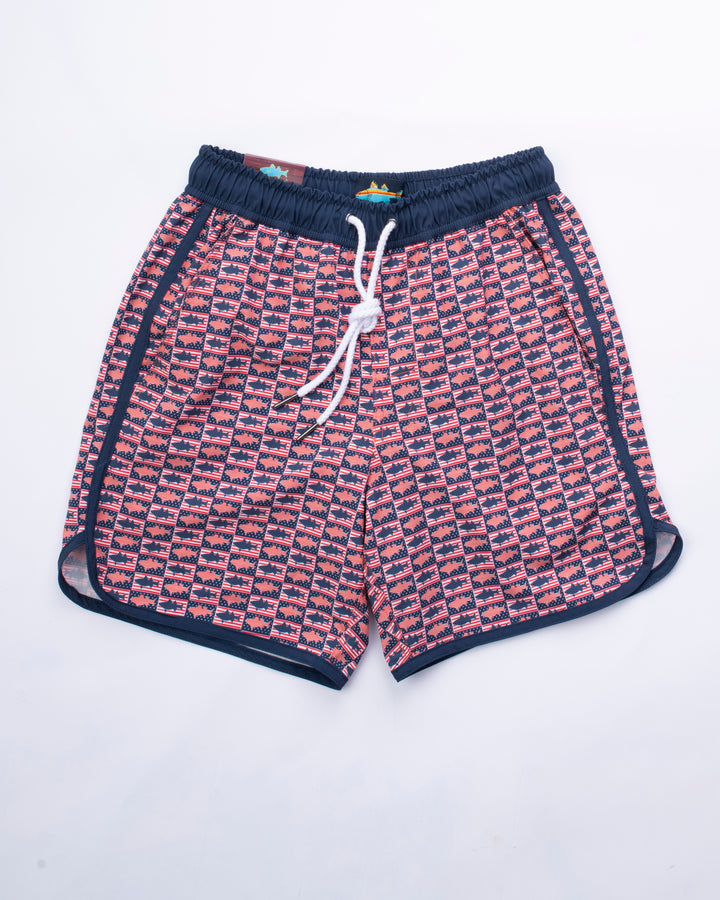 Stars &amp; Stripers JOGO Active Short w/ Liner