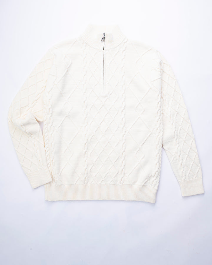 The Fisherman 1/4 Cable Sweater