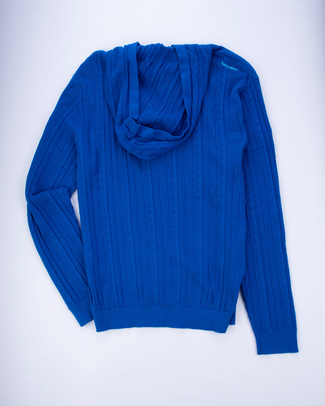 Cable Knit Henley Hoodie