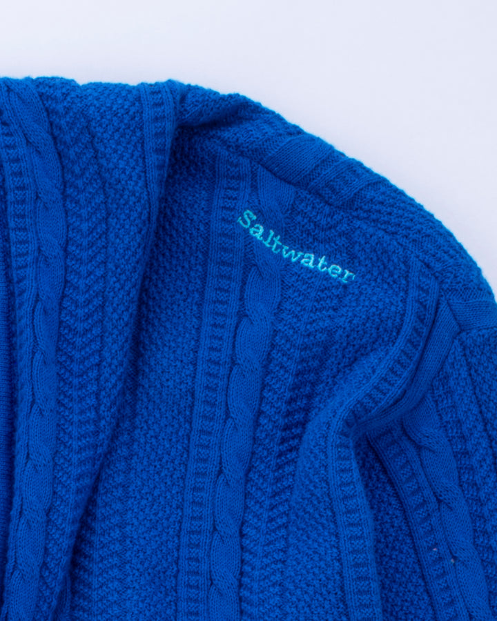 Cable Knit Henley Hoodie