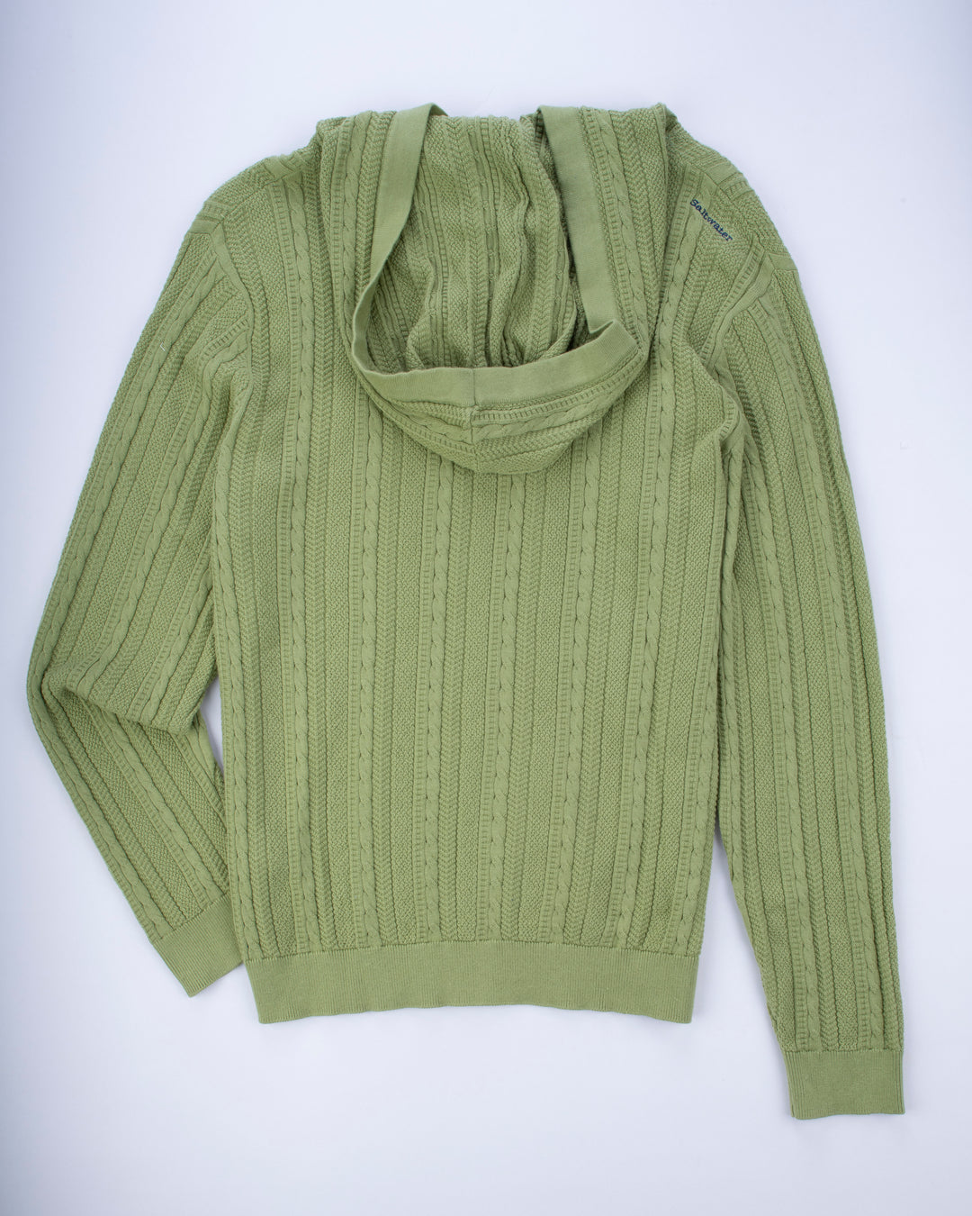 Cable Knit Henley Hoodie