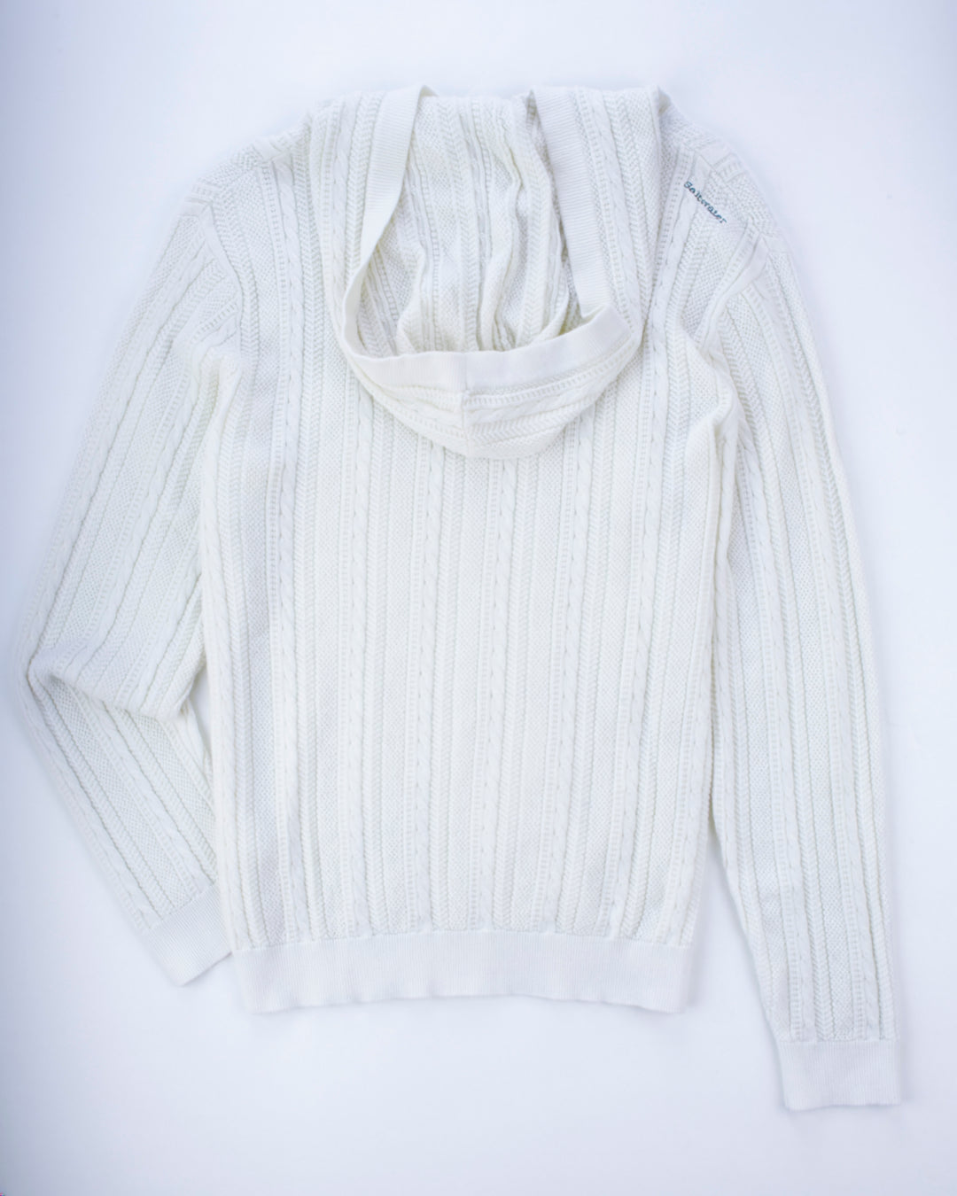 Cable Knit Henley Hoodie