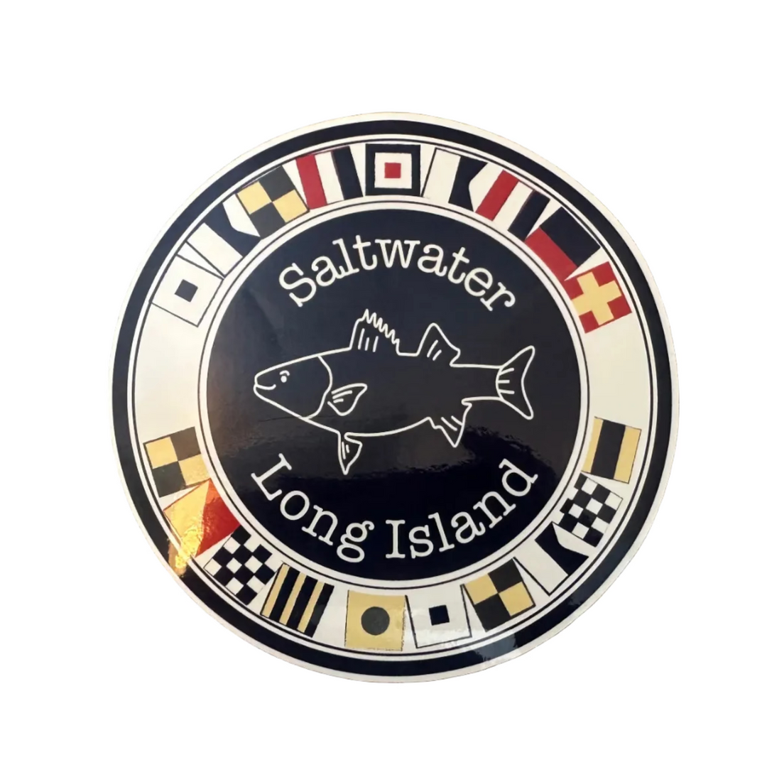 Saltwater Nautical Vintage Sticker