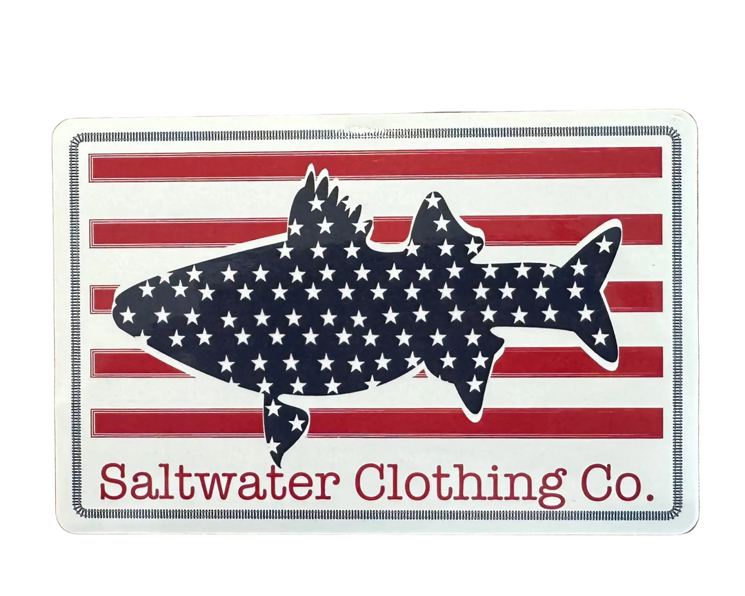Stars and Striped Bass Sticker