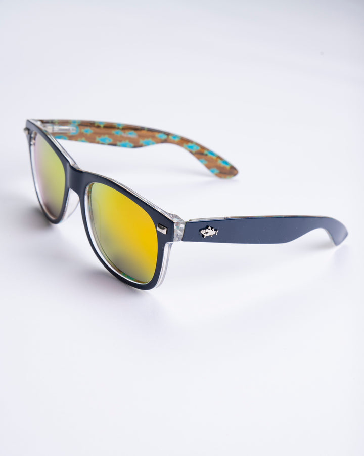 "The Deckhands" Midnight Blue Sunglasses- Sunset Lens