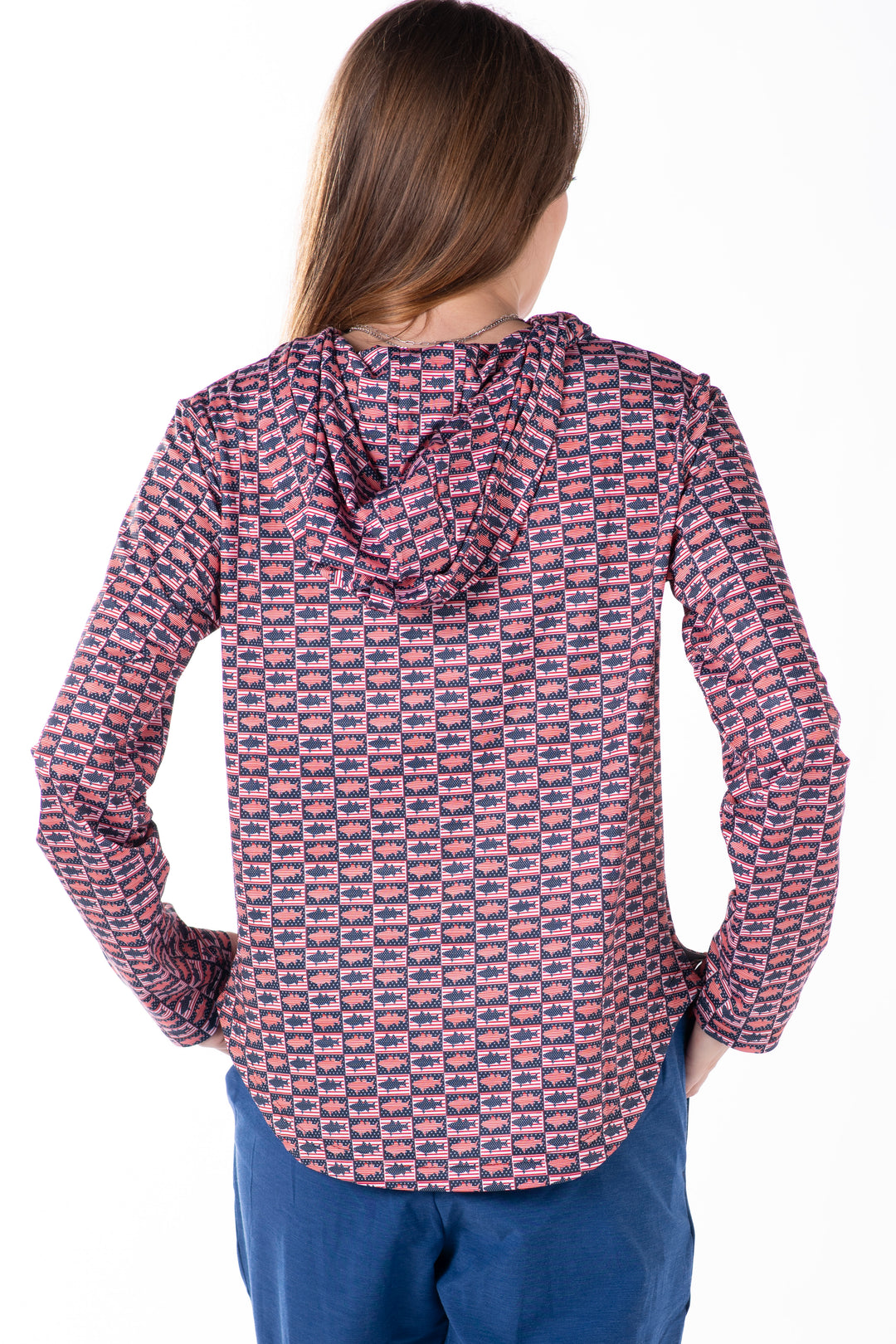 Womens Stars &amp; Stripers Performance Hoodie