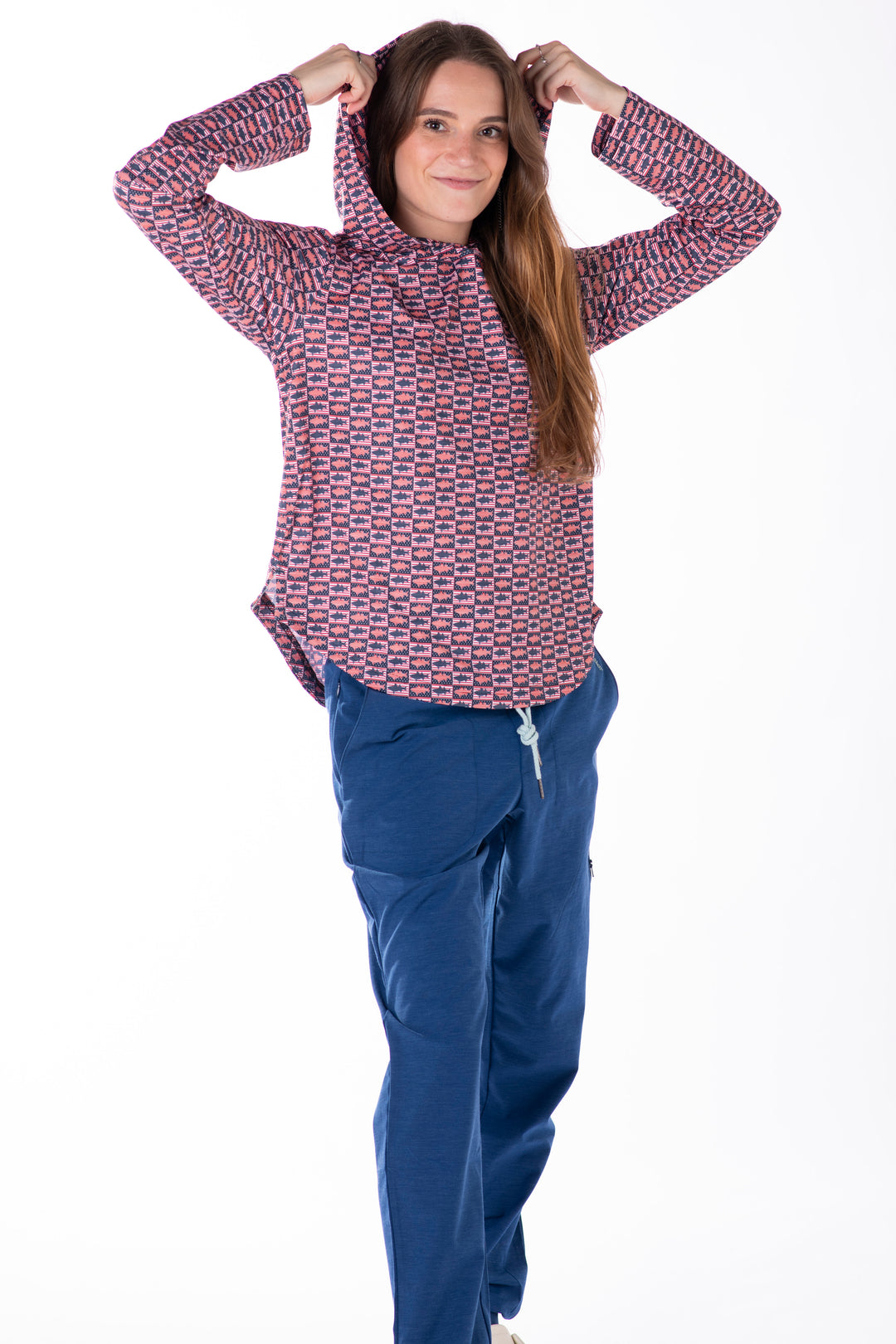 Womens Stars &amp; Stripers Performance Hoodie