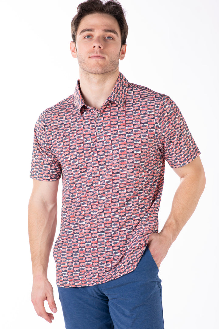 Stars &amp; Stripers Performance Polo