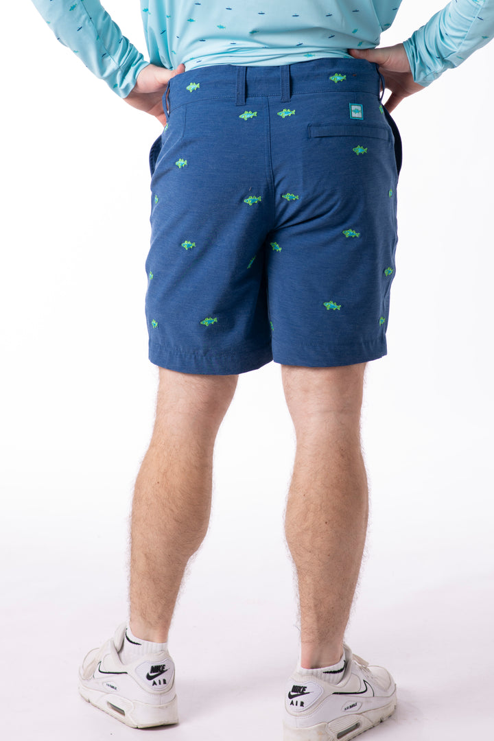 Beach to Boat School of Fish Shorts