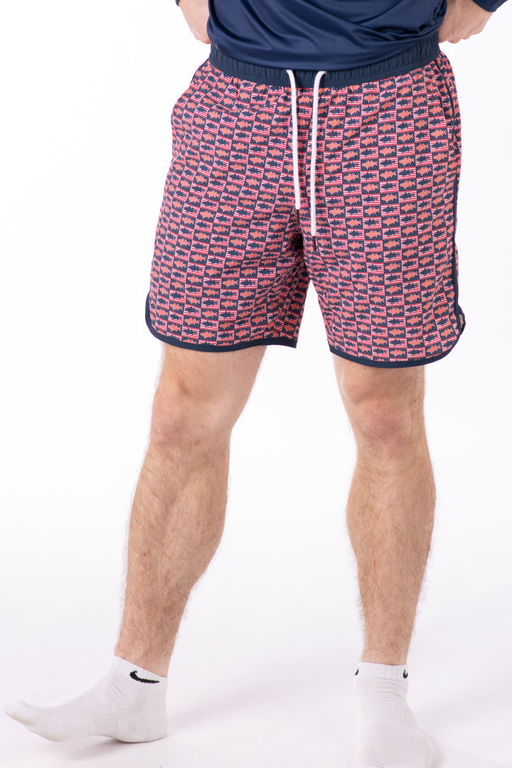Stars &amp; Stripers JOGO Active Short w/ Liner