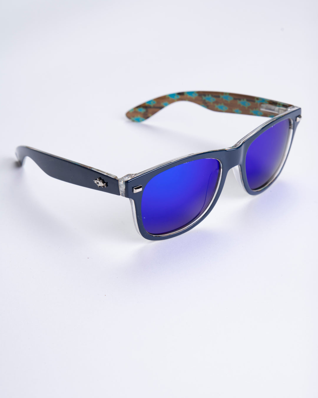 "The Deckhands" Midnight Blue Sunglasses- Blue Lens