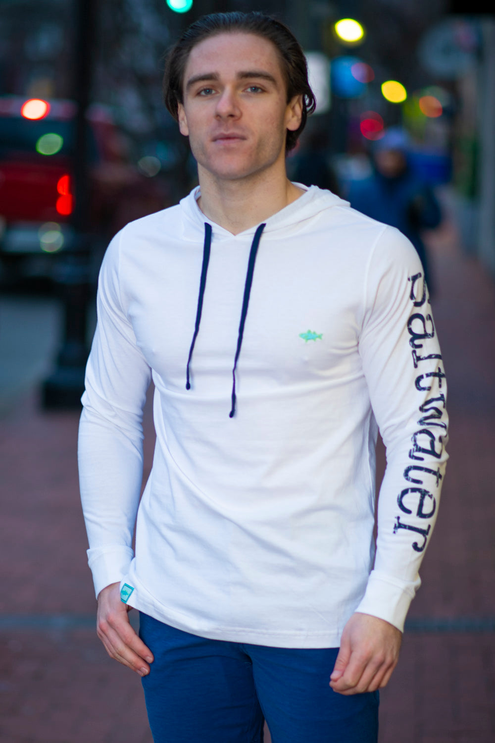 Montauk Compass Hoodie Tee