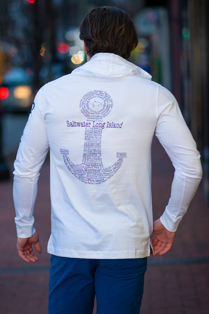 Montauk Anchor Hoodie Tee