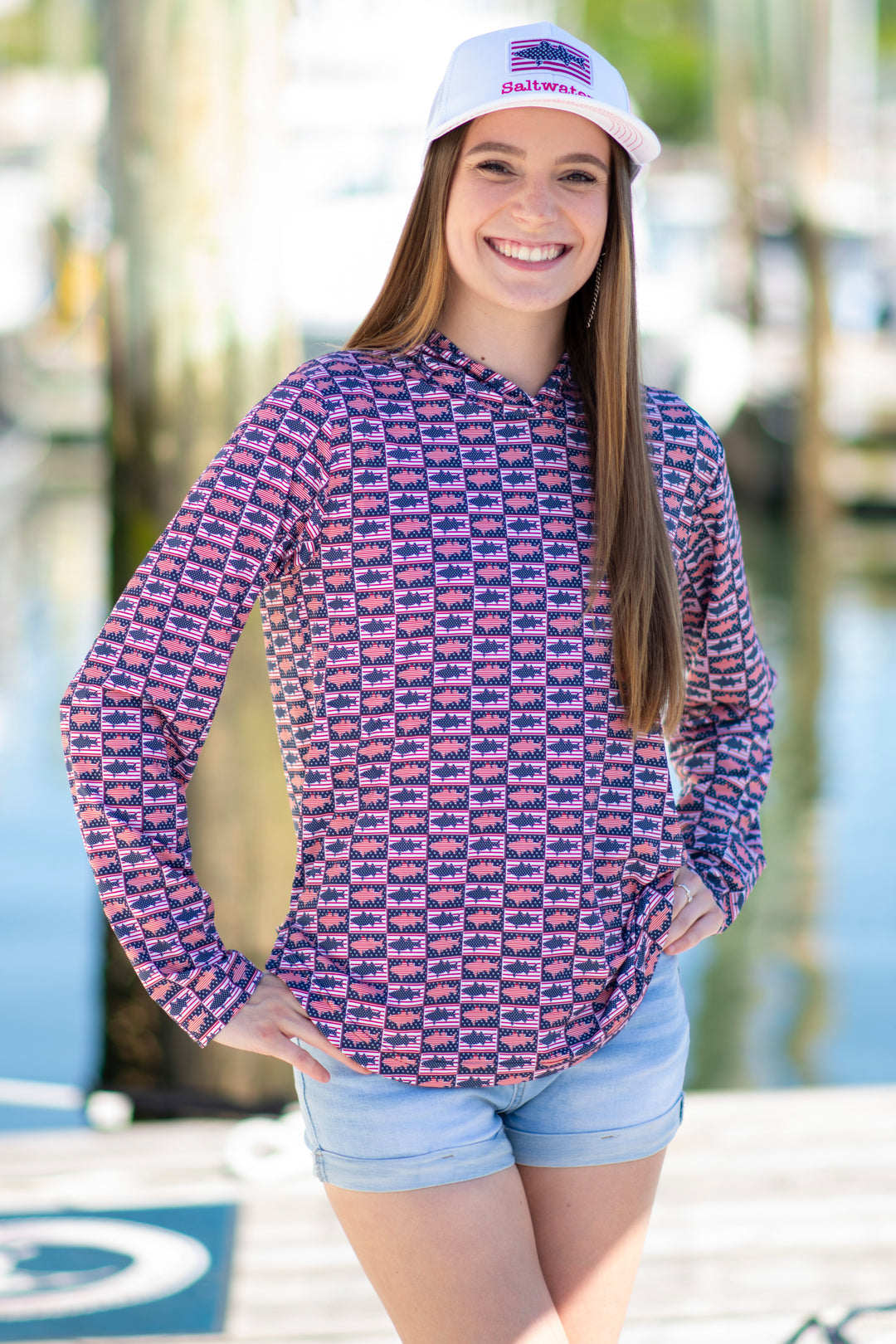 Womens Stars &amp; Stripers Performance Hoodie
