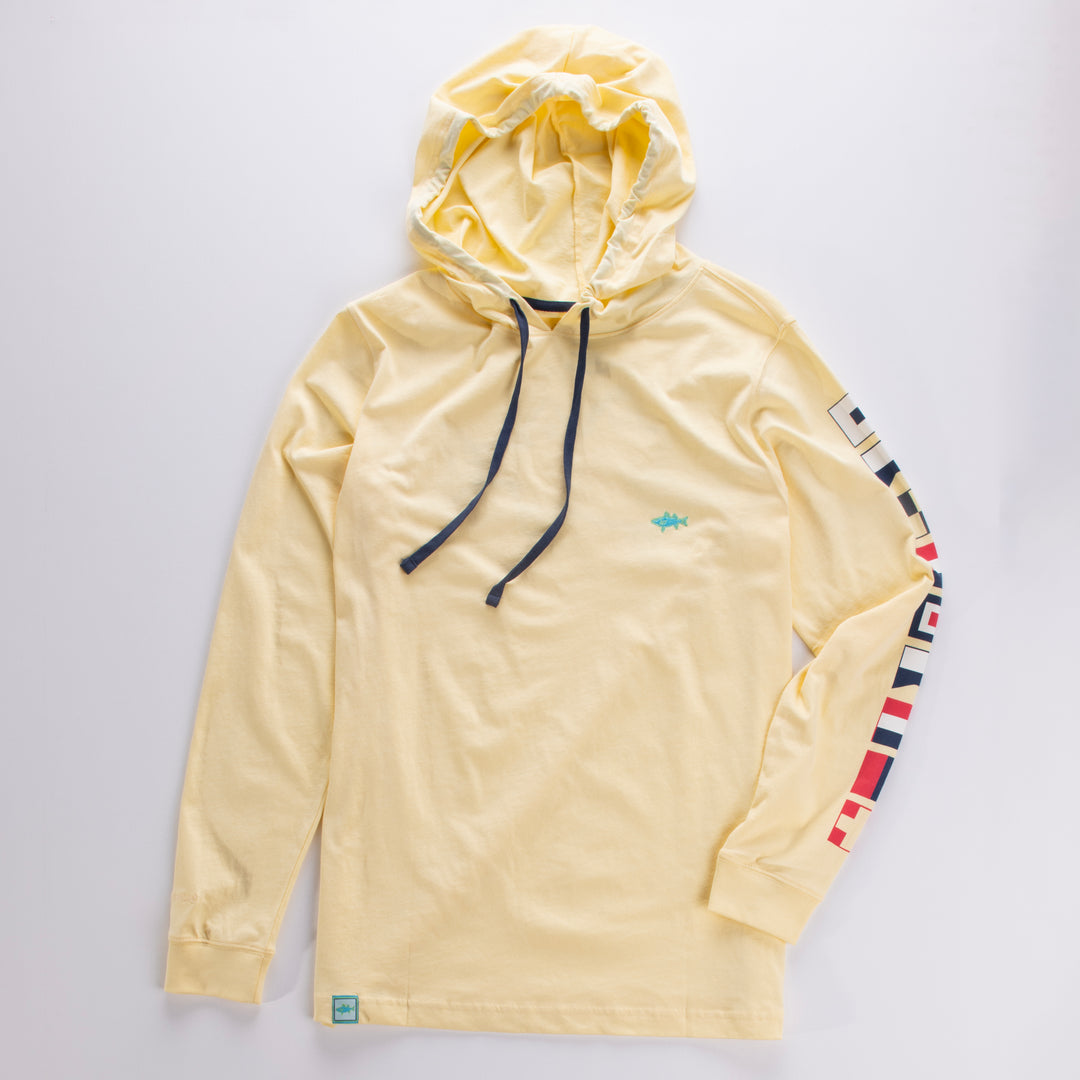Montauk Nautical Vintage Hoodie Tee